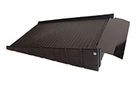 Polyethylene Ramp with 8 Inch (in) Steel Plate
