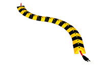 Small Size, Black and Yellow Ultra-Sidewinder System with End Caps - 2