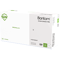 SW® Bantam™ 3.2 Mil Palm Thickness Small (S) Size Single-Use Glove