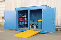 36 Drum Non-Combustible Storage Cabinet