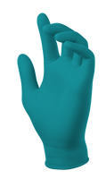 SW® PowerForm® Teal 5.0 mil Palm Thickness Small (S) Size Biodegradable Nitrile Exam Single-Use Glove