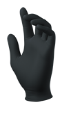 SW® PowerForm® Black 5.0 mil Palm Thickness Small (S) Size Biodegradable Nitrile Exam Single-Use Glove