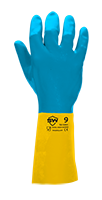 SW® CoreSafe® 28 Mil Palm Thickness Flock-Lined Chemical-Resistant Latex/Neoprene Small (S) Size Chemical-Resistant Glove Latex Glove