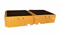 Twin Intermediate Bulk Container (IBC) Spill Pallet with No Drain