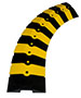 Medium Size, Black and Yellow Ultra-Sidewinder System with End Caps